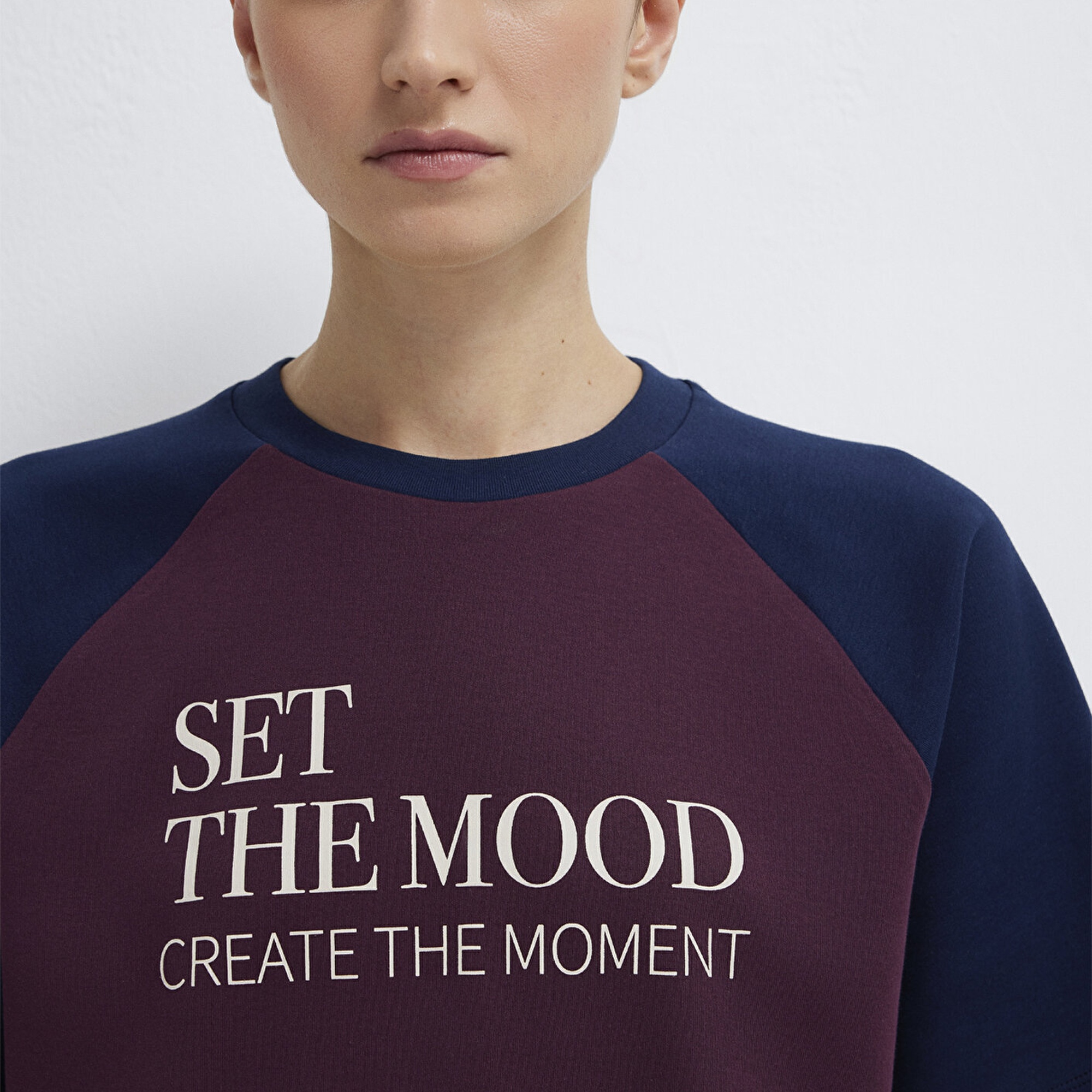 Mavi Baskılı Bordo Tişört Regular Fit / Normal Kesim 1613844-70434