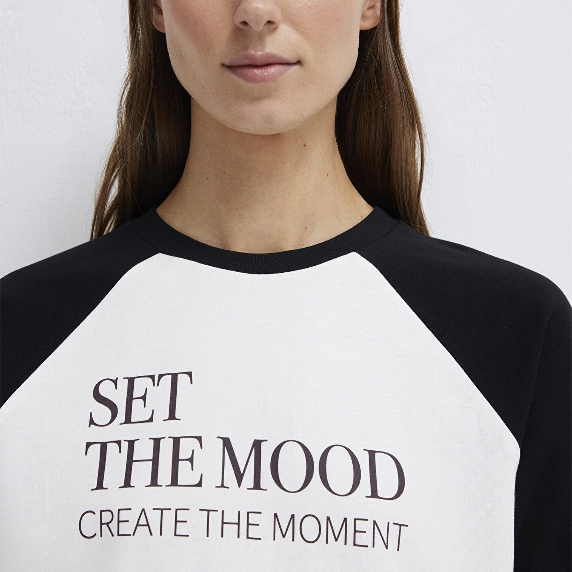 Mavi Baskılı Ekru Tişört Regular Fit / Normal Kesim 1613844-70057