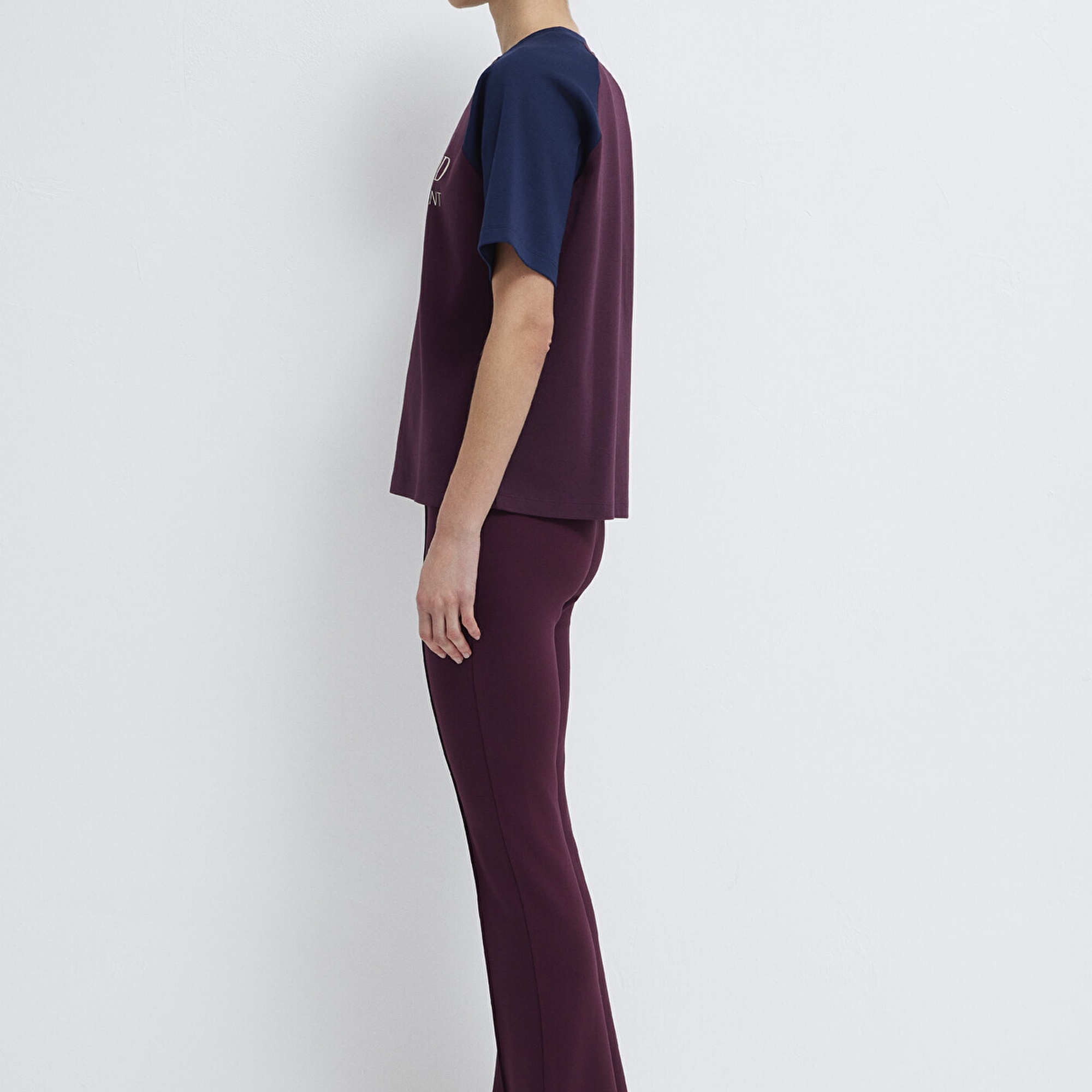 Mavi Baskılı Bordo Tişört Regular Fit / Normal Kesim 1613844-70434