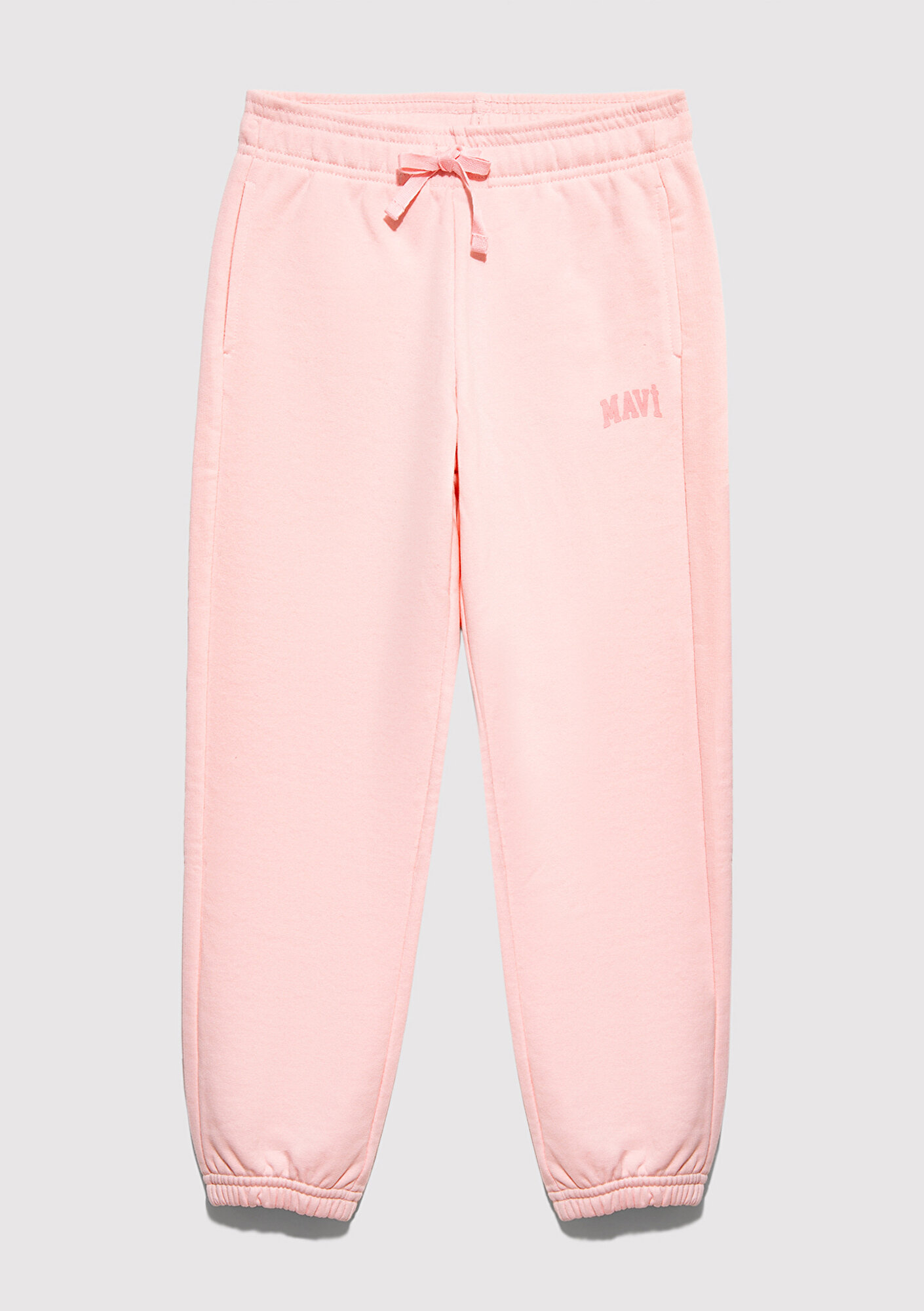  Mavi Mavi Logo Baskılı Pembe Eşofman Altı 7010041-71007