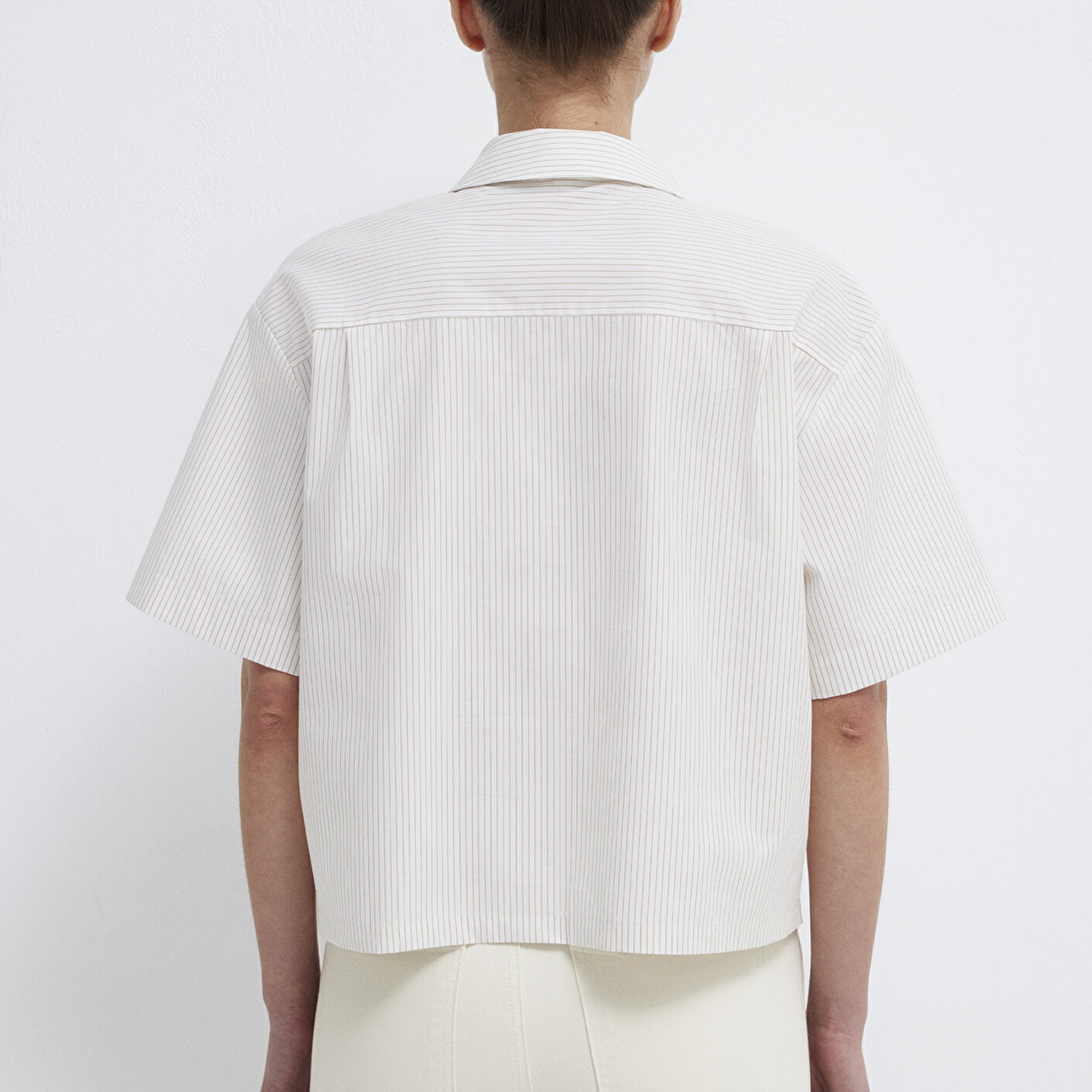 Mavi Çizgili Bluz 1211377-82759