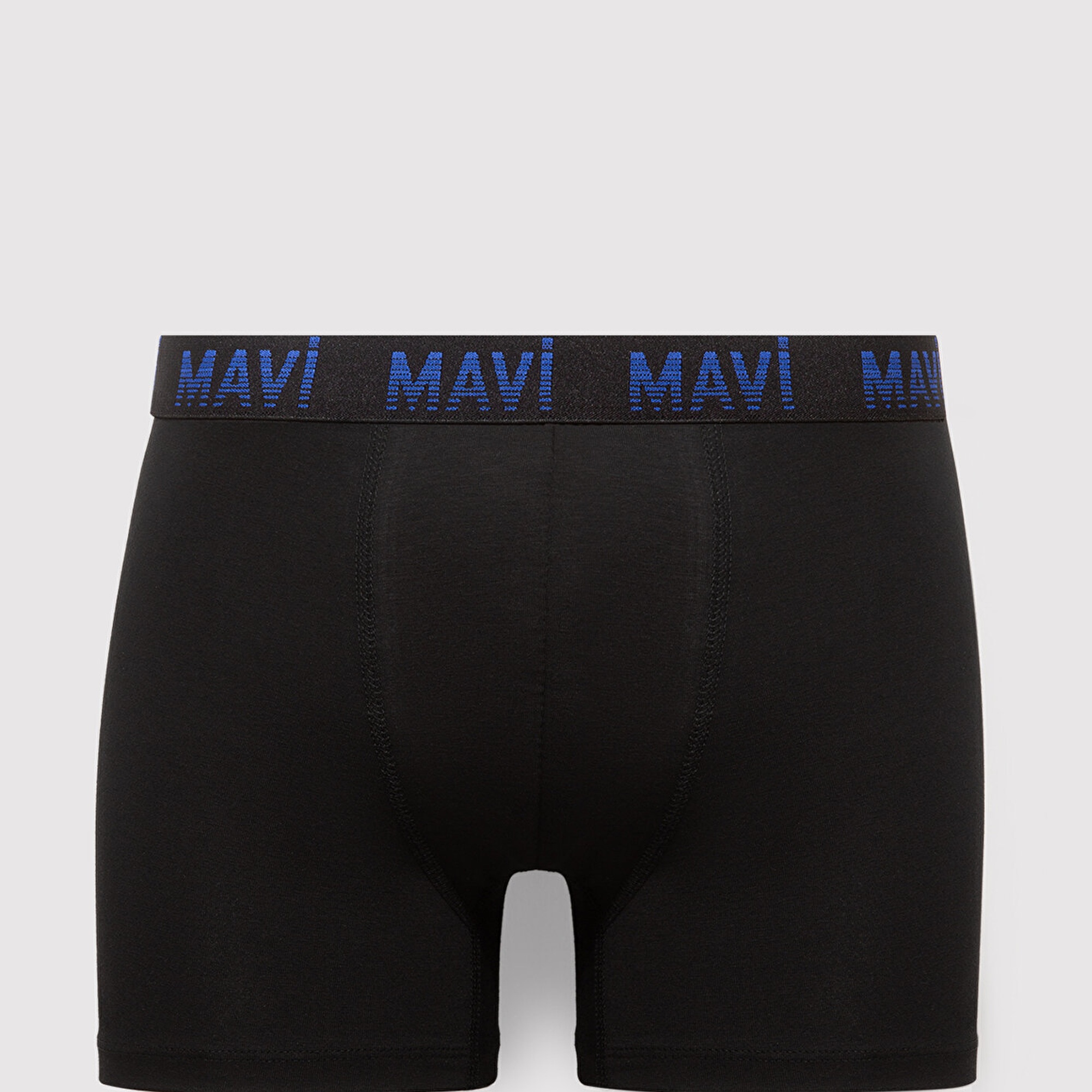 Mavi 7li Siyah Basic Boxer 0912287-900