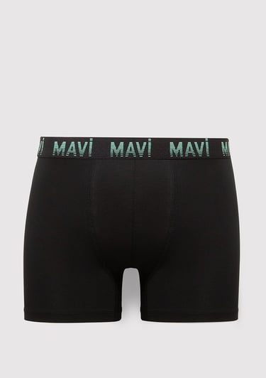  Mavi 7li Siyah Basic Boxer 0912287-900