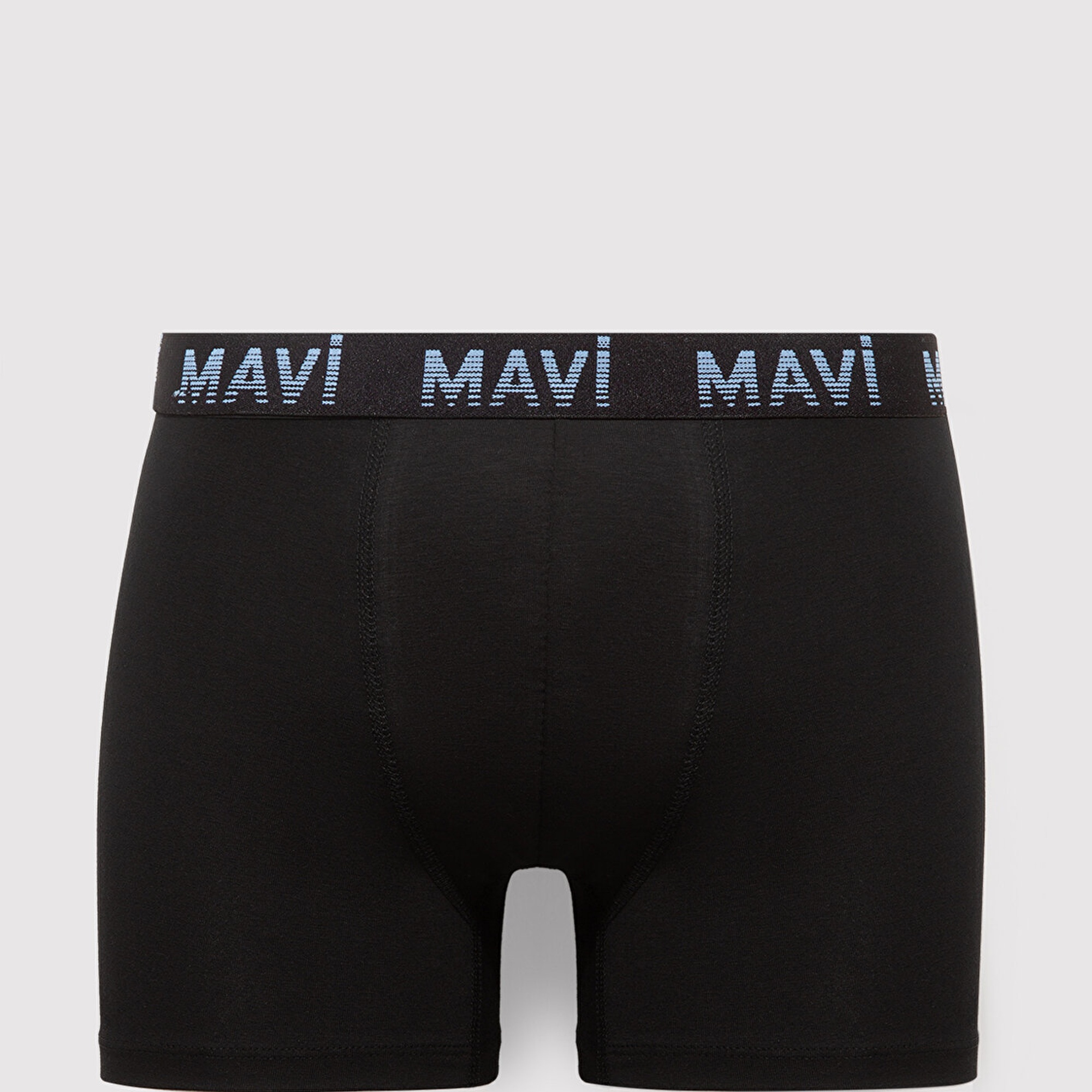 Mavi 7li Siyah Basic Boxer 0912287-900