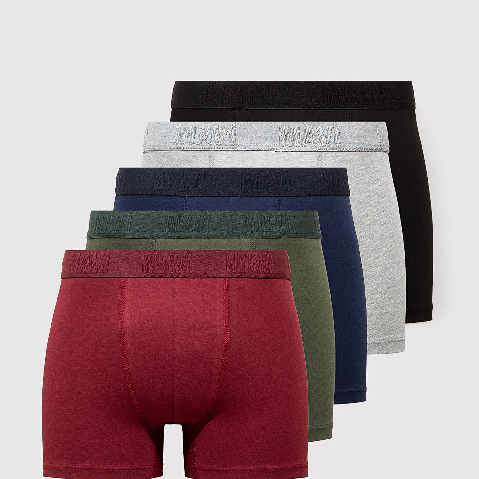 Mavi 5li Siyah Basic Boxer 0912280-900