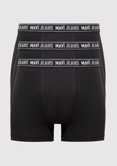  Mavi 7li Siyah Basic Boxer 0912288-900