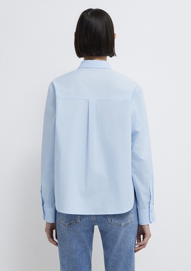  Mavi Mavi Gömlek Loose Fit / Bol Rahat Kesim 1211433-90160