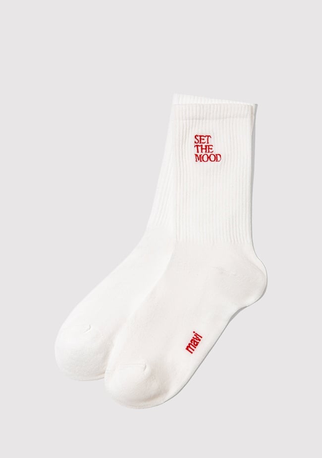  Mavi Beyaz Soket Çorap 1913920-620