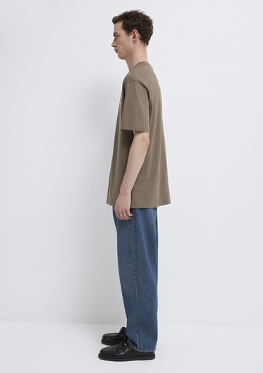  Mavi 2li Mavi Logo Tişört Loose Fit / Bol Rahat Kesim 0612545-70072