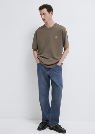  Mavi 2li Mavi Logo Tişört Loose Fit / Bol Rahat Kesim 0612545-70072