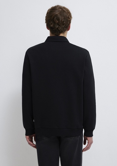  Mavi Yarı Fermuarlı Siyah Sweatshirt 0S10544-900