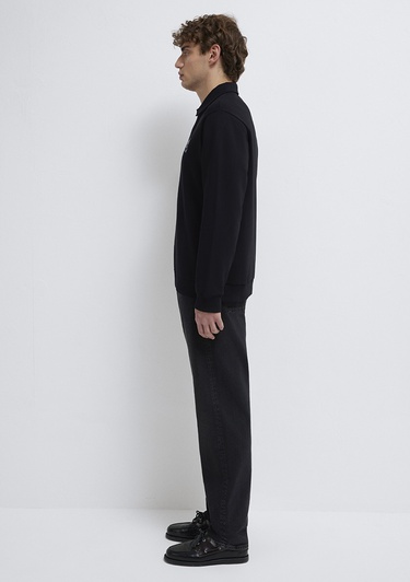  Mavi Yarı Fermuarlı Siyah Sweatshirt 0S10544-900