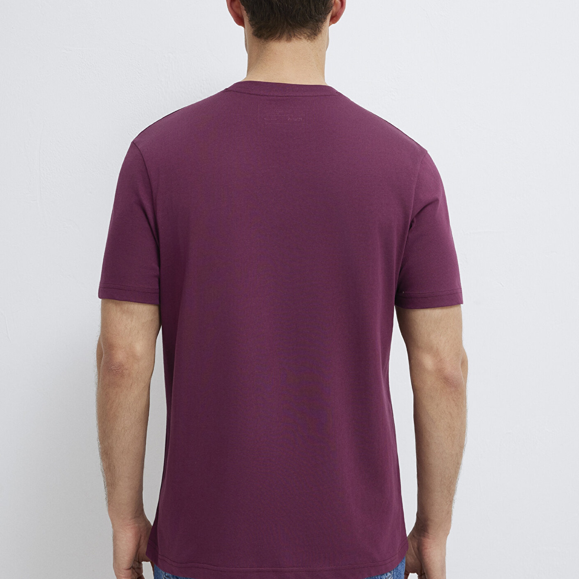 Mavi İstanbul Baskılı Mor Tişört Regular Fit / Normal Kesim 0612274-70670