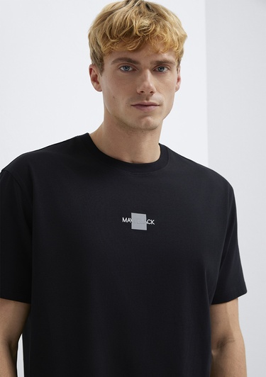  Mavi Mavi Black Siyah Tişört Loose Fit / Bol Rahat Kesim 0613132-900