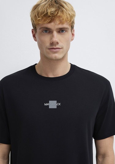  Mavi Mavi Black Siyah Tişört Loose Fit / Bol Rahat Kesim 0613132-900