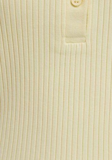  Mavi Sarı Polo Tişört Fitted / Vücuda Oturan Kesim 1613120-71305