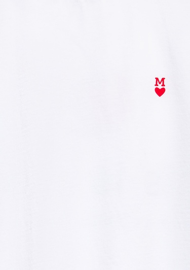  Mavi Beyaz Tişört Regular Fit / Normal Kesim 1613771-620