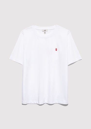  Mavi Beyaz Tişört Regular Fit / Normal Kesim 1613771-620