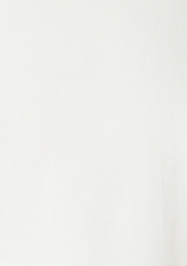  Mavi Yaka Detaylı Ekru Tişört Semi Slim Fit / Yarı Dar Kesim 1613747-70048