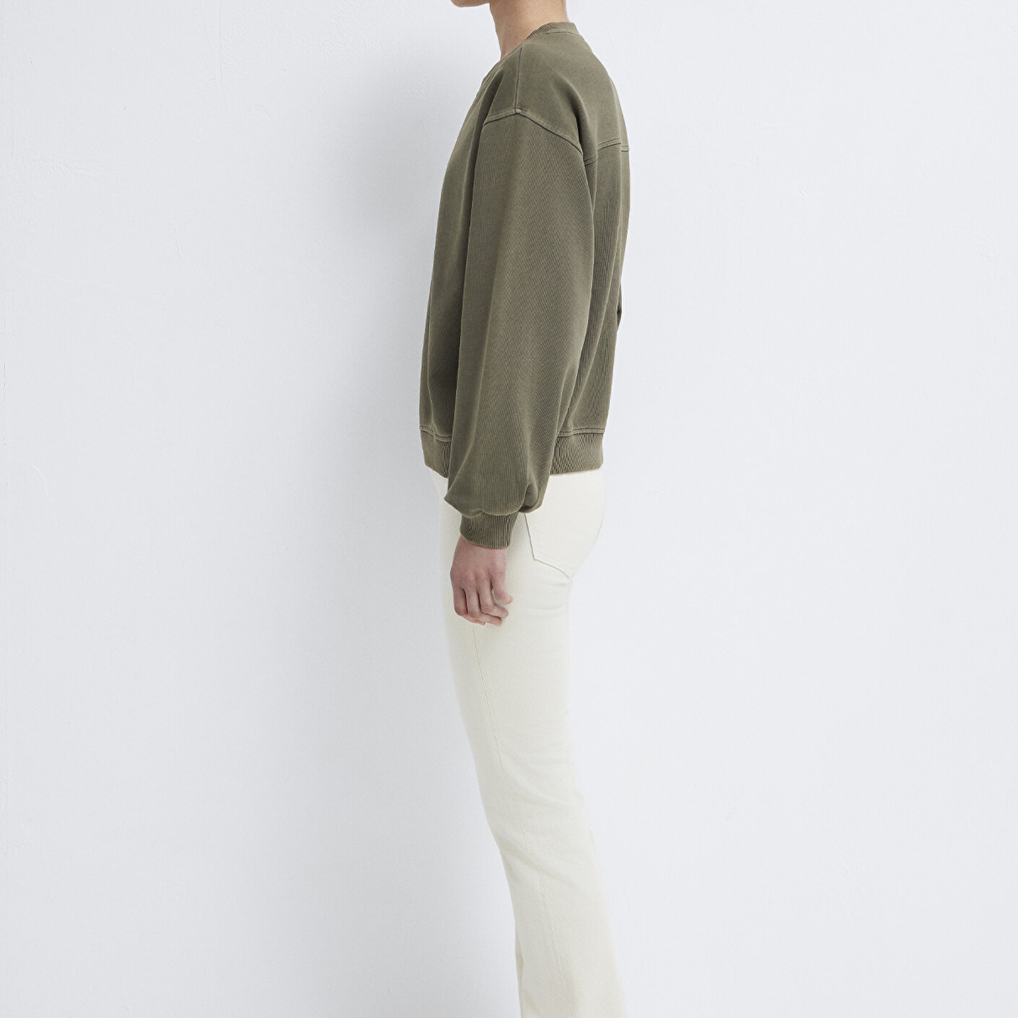 Mavi Bisiklet Yaka Haki Sweatshirt 1S10475-80769