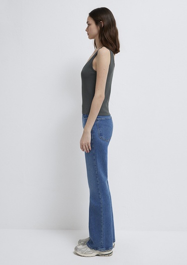  Mavi Gri Atlet Fitted / Vücuda Oturan Kesim 1613755-70088