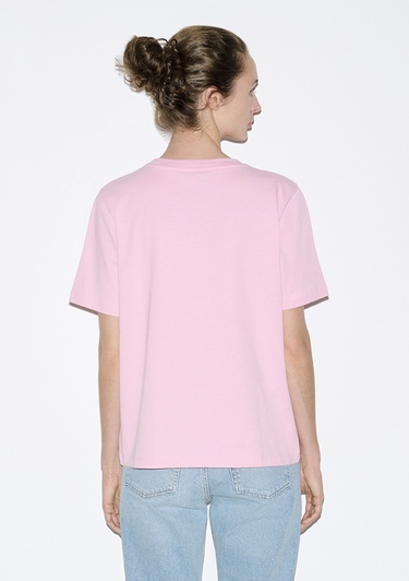  Mavi Pembe Tişört Regular Fit / Normal Kesim 1613752-86959