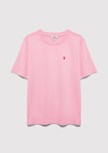  Mavi Pembe Tişört Regular Fit / Normal Kesim 1613752-86959