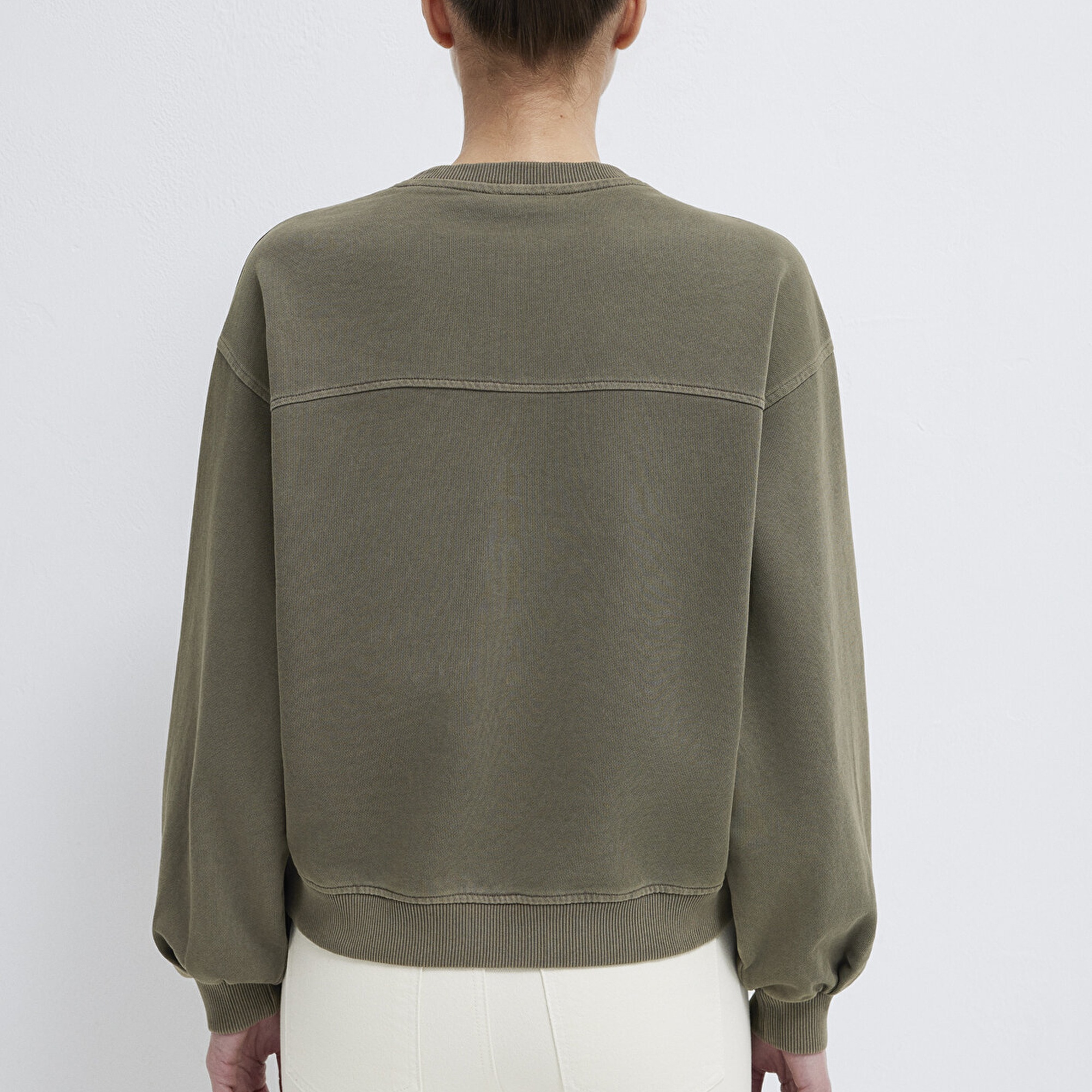 Mavi Bisiklet Yaka Haki Sweatshirt 1S10475-80769