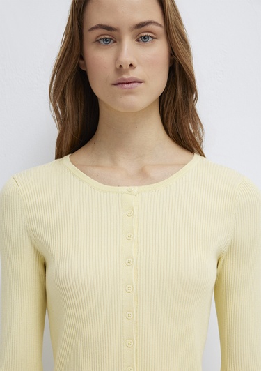  Mavi Sarı Hırka Fitted / Vücuda Oturan Kesim 1710846-71305