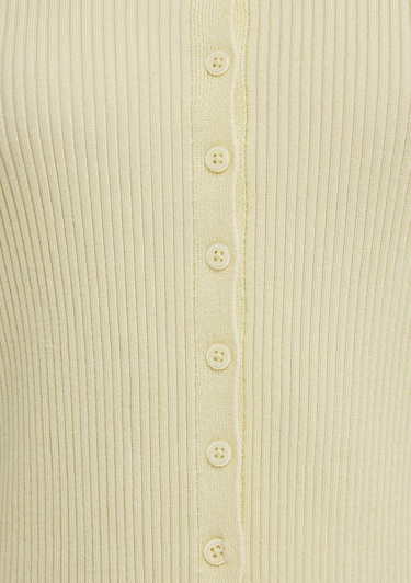  Mavi Sarı Hırka Fitted / Vücuda Oturan Kesim 1710846-71305