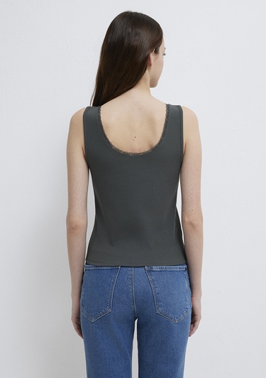  Mavi Gri Atlet Fitted / Vücuda Oturan Kesim 1613755-70088