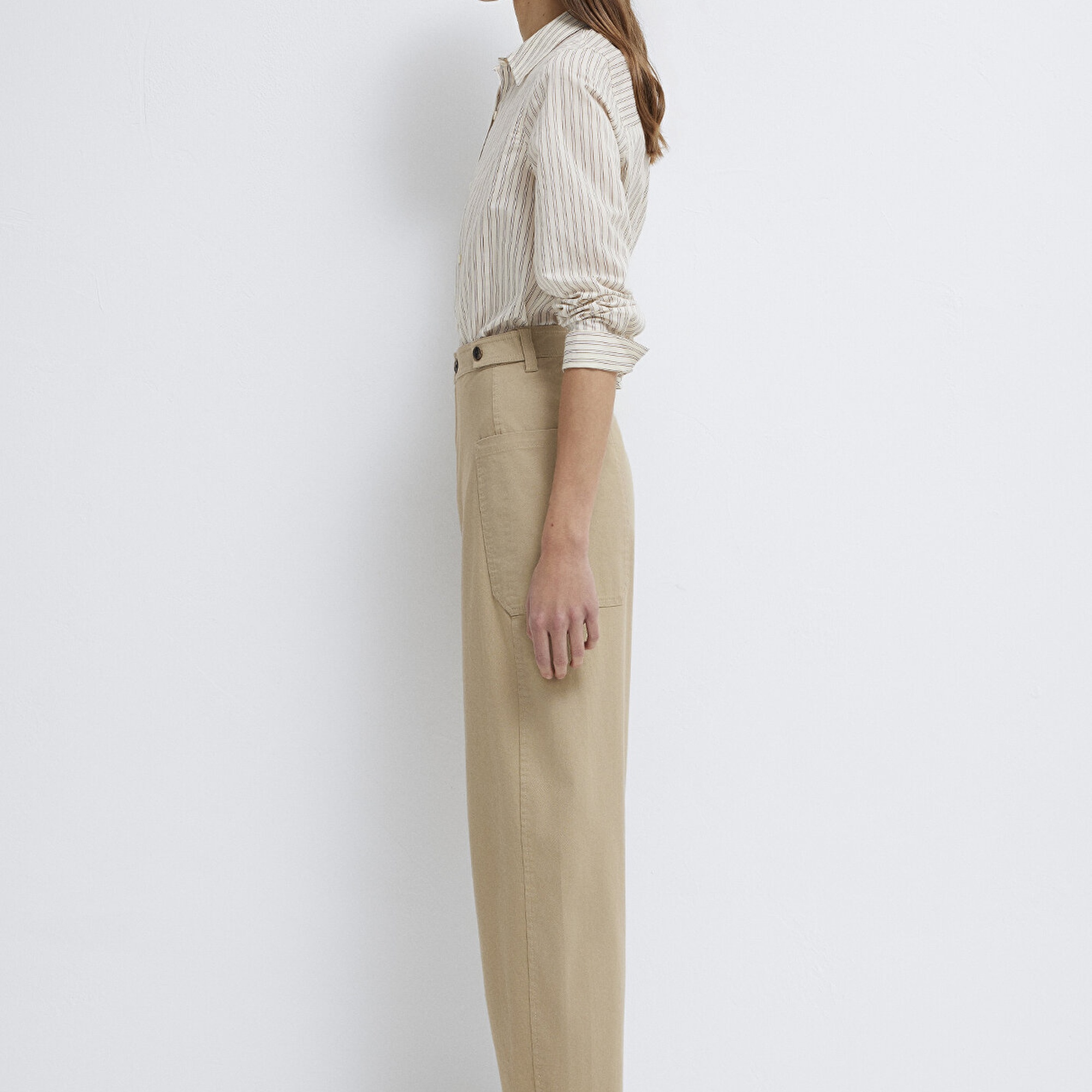 Mavi Bej Kumaş Pantolon 1011150-90378