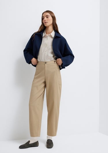  Mavi Bej Kumaş Pantolon 1011150-90378