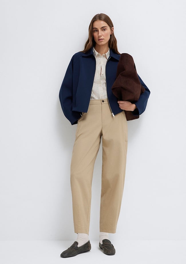  Mavi Bej Kumaş Pantolon 1011150-90378