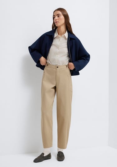  Mavi Bej Kumaş Pantolon 1011150-90378