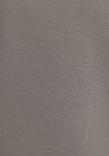  Mavi Bisiklet Yaka Kahverengi Tişört Loose Fit / Bol Rahat Kesim 0611614-87875