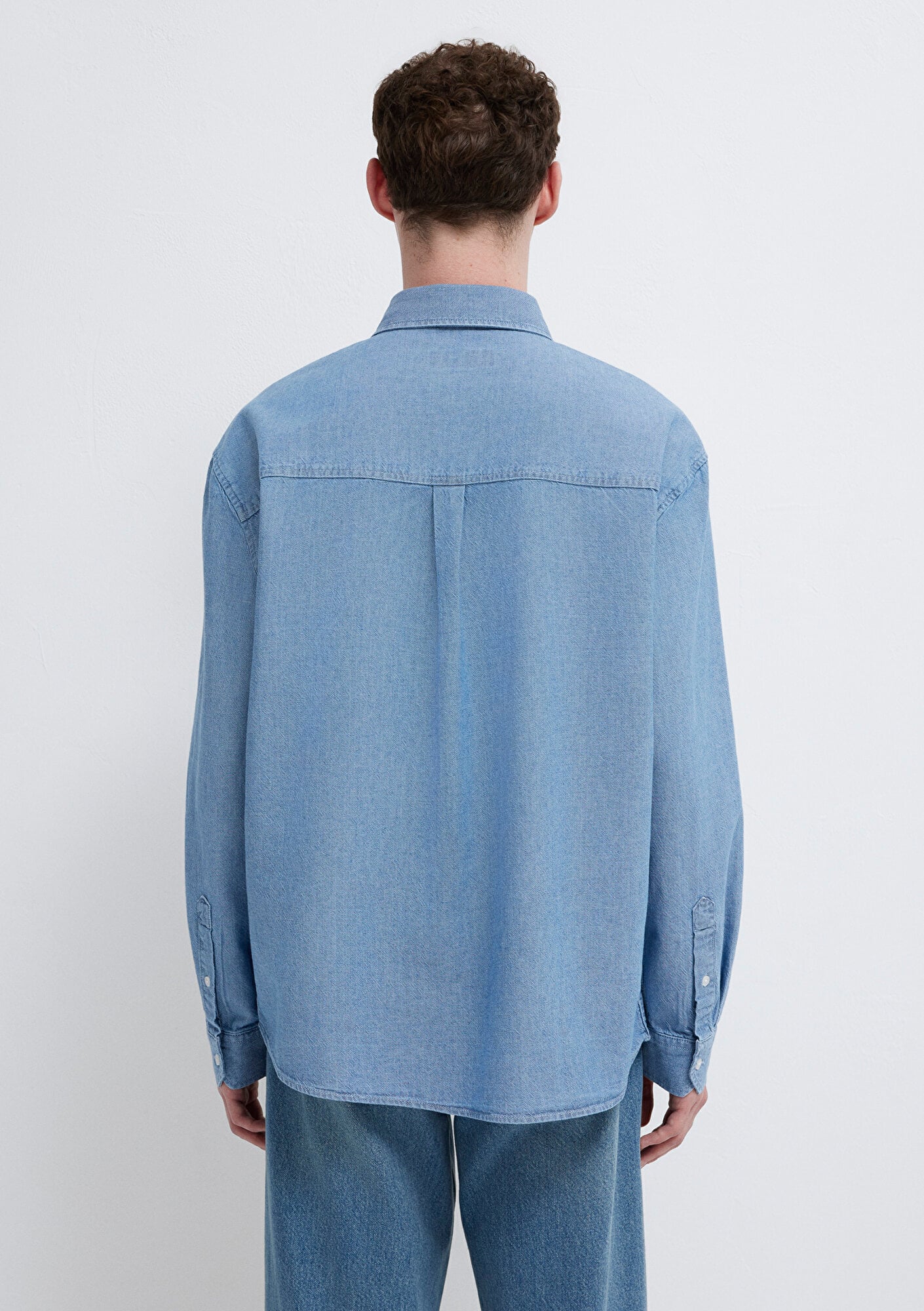 Mavi Mavi Gömlek Loose Fit / Bol Rahat Kesim 0211885-18790