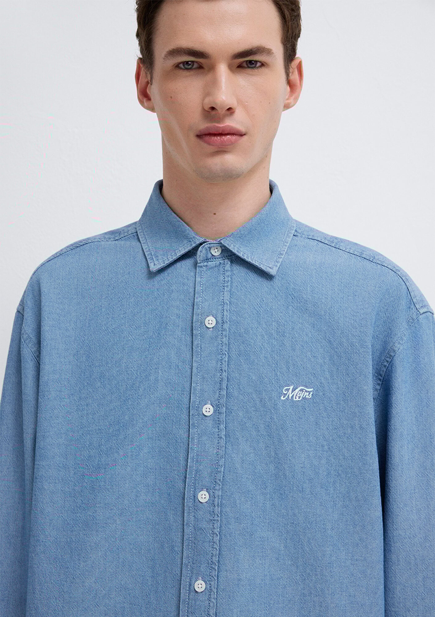 Mavi Mavi Gömlek Loose Fit / Bol Rahat Kesim 0211885-18790