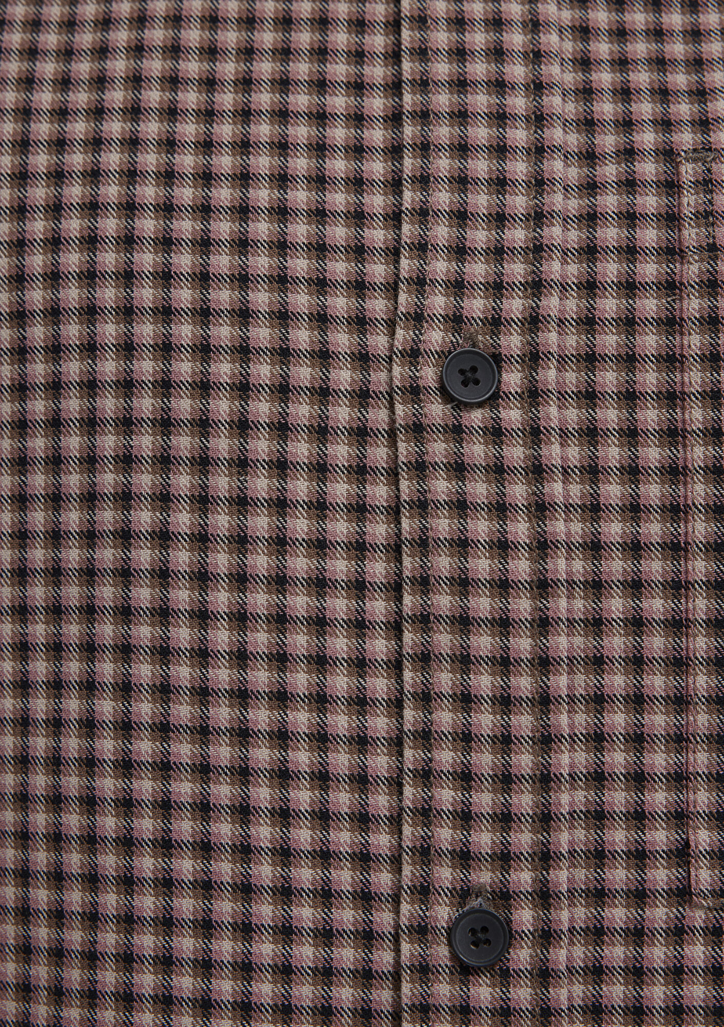  Mavi Bordo Ekose Gömlek Loose Fit / Bol Rahat Kesim 0211887-91419