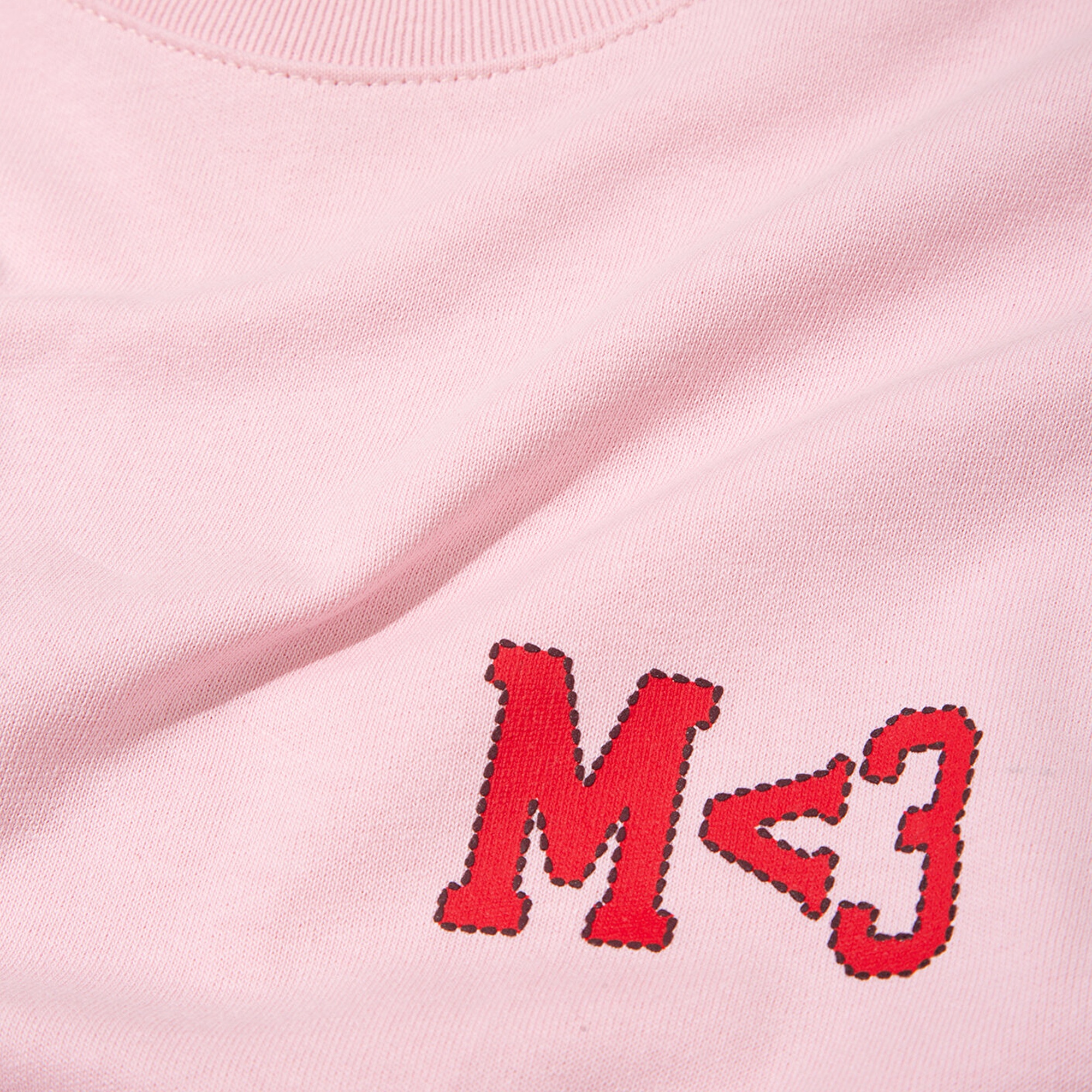 Mavi Baskılı Pembe Tişört Relaxed Fit / Rahat Kesim 0613252-91467