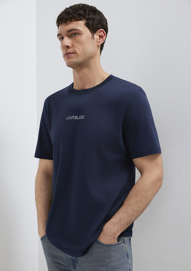  Mavi Mavi Black Lacivert Tişört Regular Fit / Normal Kesim 0613135-86623
