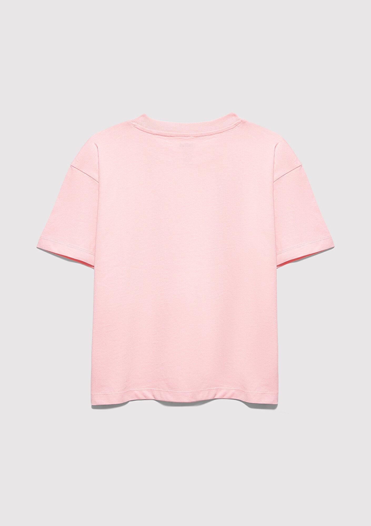 Mavi Mavi Logo Baskılı Pembe Tişört Loose Fit / Bol Rahat Kesim 7610386-71007