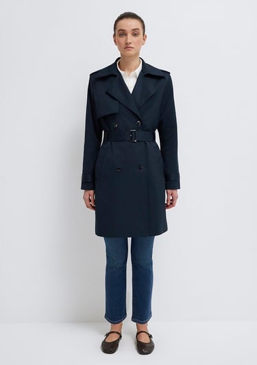  Mavi Lacivert Trençkot 1110501-90372