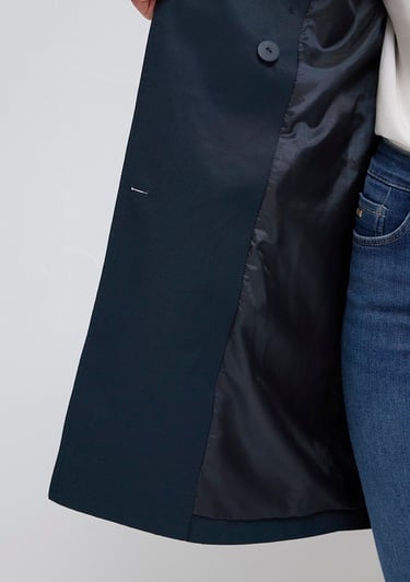  Mavi Lacivert Trençkot 1110501-90372