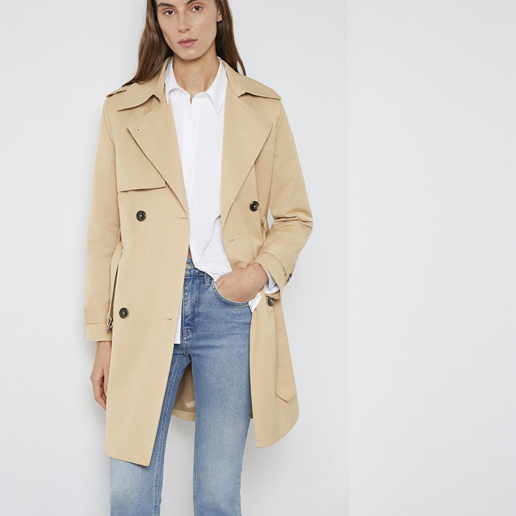 Mavi Bej Trençkot 1110501-82323