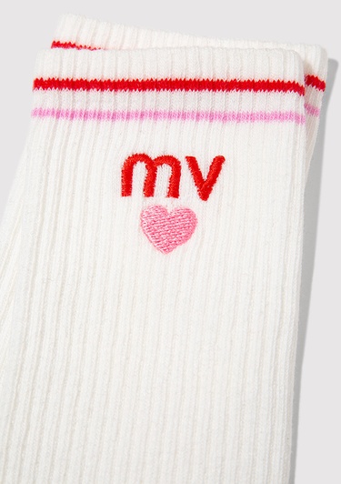  Mavi Pembe Soket Çorap 1913861-34523