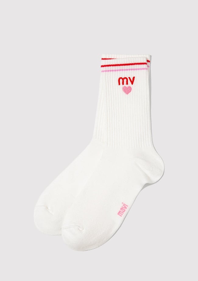  Mavi Pembe Soket Çorap 1913861-34523