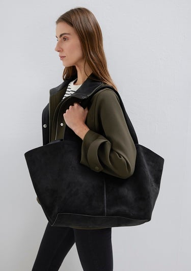  Mavi Siyah Omuz Çantası 1913757-900