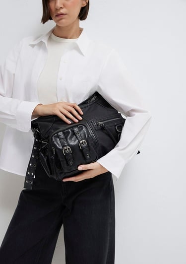  Mavi Siyah Omuz Çantası 1913730-900