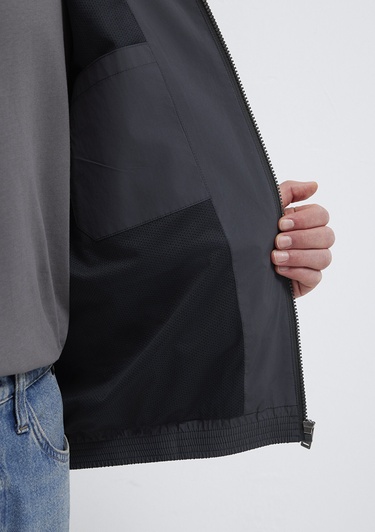  Mavi MVJNS Baskılı Antrasit Ceket Oversize / Geniş Kesim 0110755-89939